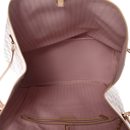 Louis Vuitton Damier Azur Neo Neverfull GM Rose Ballerine 6 of 9