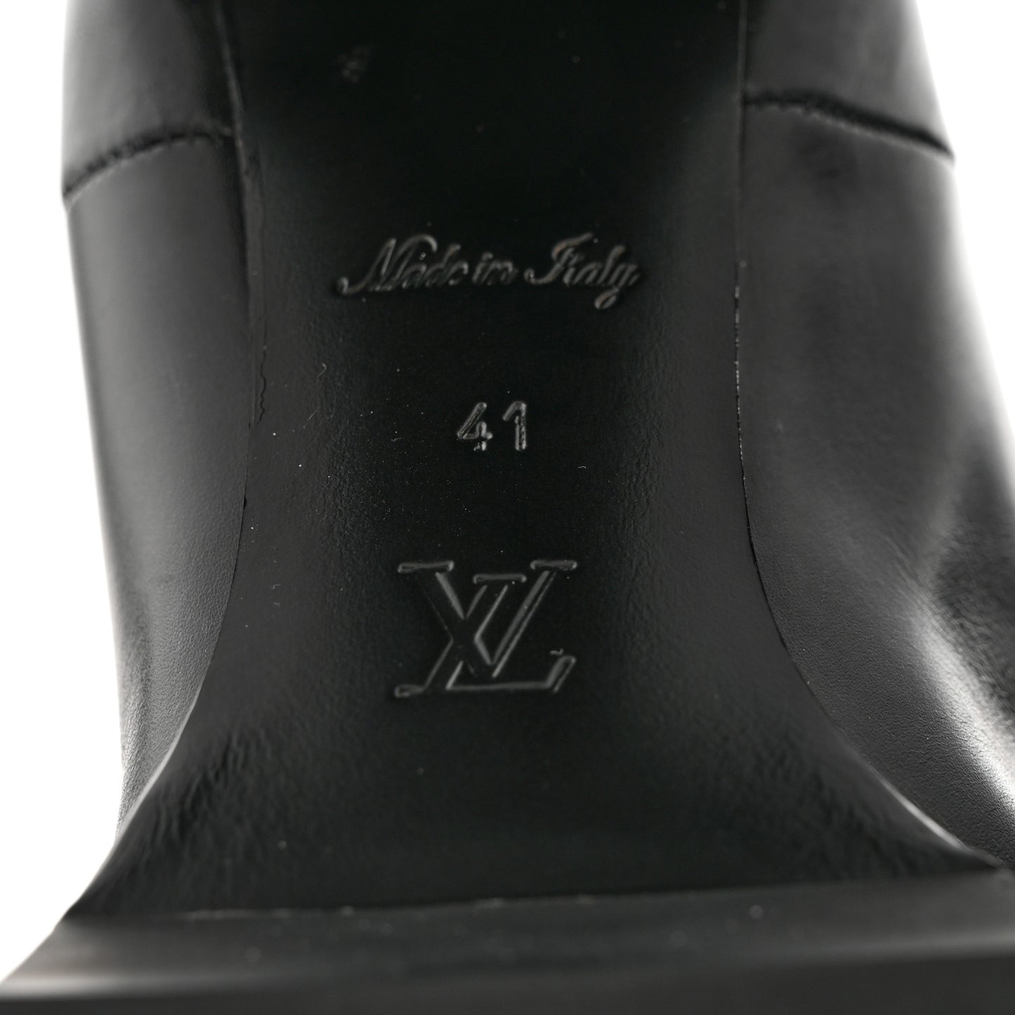 Calfskin Monogram Star Trail Chelsea Ankle Boots 41 Black