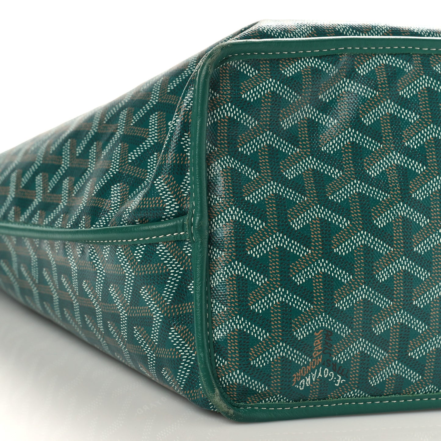 Goyardine Reversible Anjou PM Green