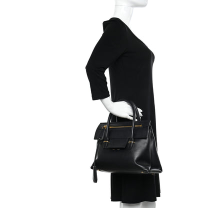 Tom Ford Smooth Calfskin Medium Icon Bag Black 3 of 17