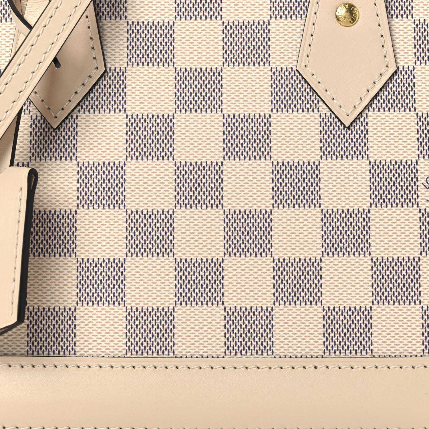 Louis Vuitton Damier Azur Braided Alma BB 7 of 10