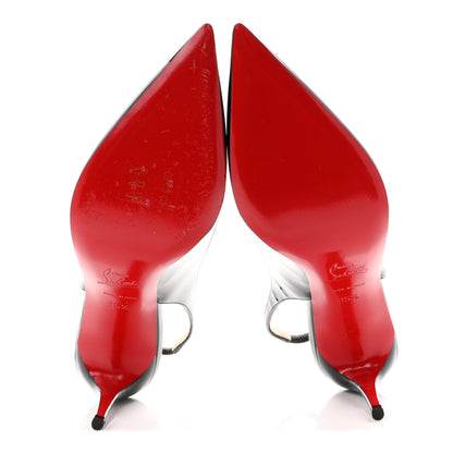 Christian Louboutin Patent Kate Sling 85 Pumps 35.5 Black 6 of 8