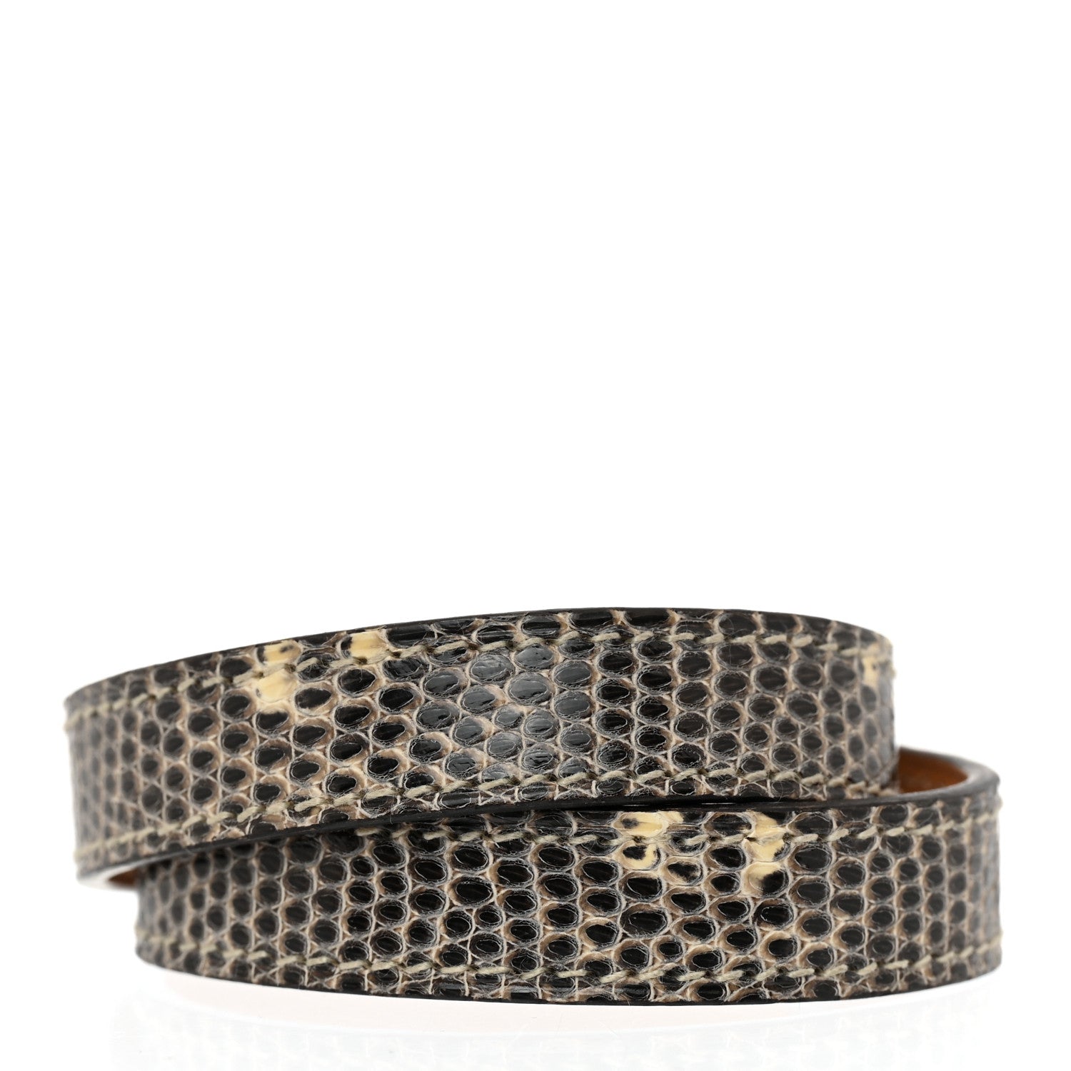 Hermes Lizard Kelly Double Tour Bracelet S Ombre 3 of 7