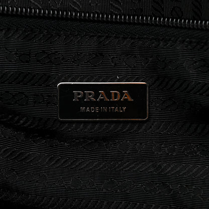 Prada Tessuto Nylon Saffiano Viaggio Carry On Travel Bag Black 5 of 7