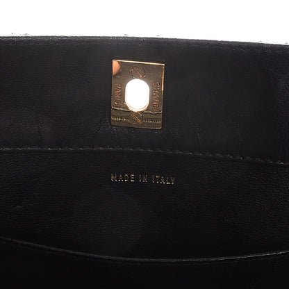 Chanel Calfskin Quilted Shoulder Bag Black 8 of 10