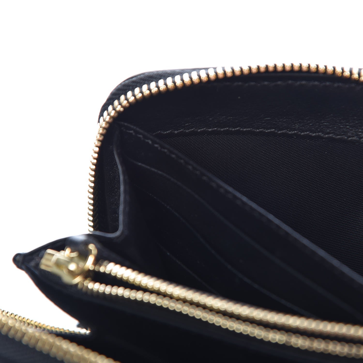 Burberry House Check Large Sartorial Ziggy Zip Around Wallet Black 9 of 10