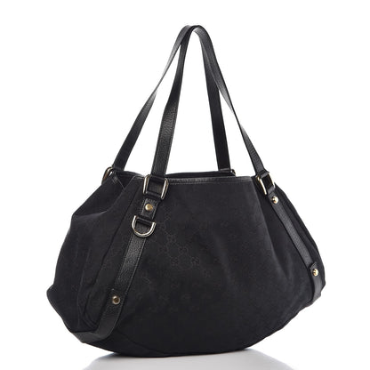 Gucci Monogram Medium Abbey Shoulder Bag Black 3 of 11
