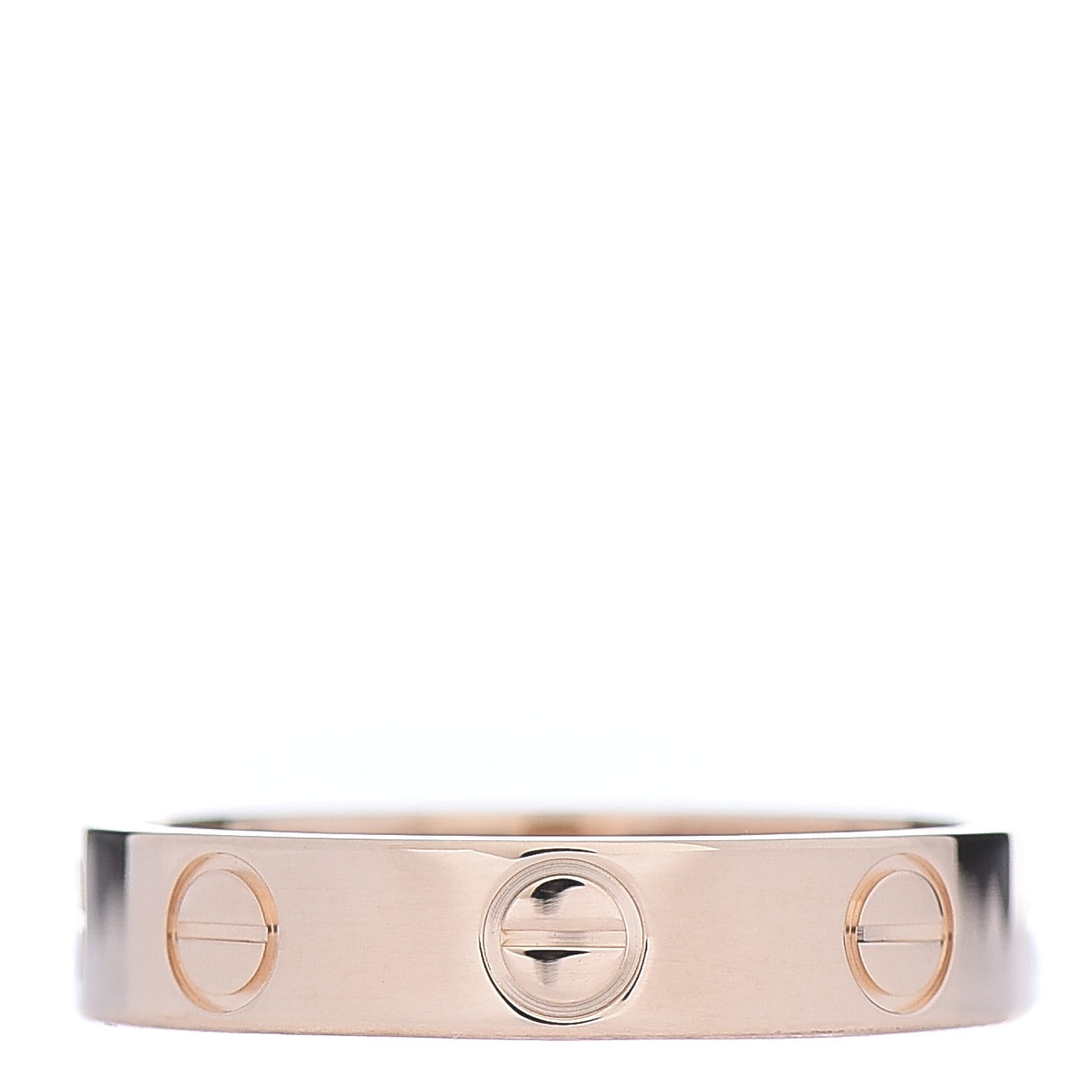 Cartier 18K Pink Gold 3.5mm LOVE Wedding Band Ring 48 4.5 1 of 4