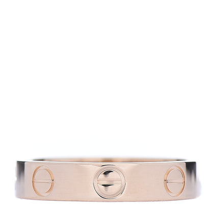 Cartier 18K Pink Gold 3.5mm LOVE Wedding Band Ring 48 4.5 1 of 4
