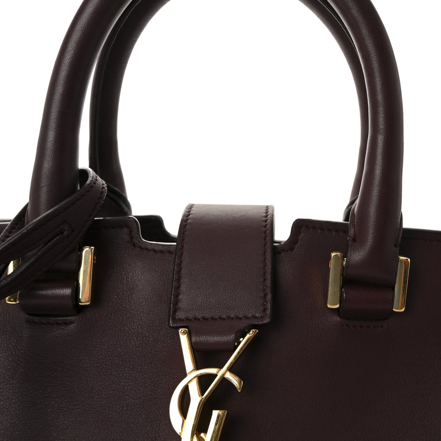 Smooth Calfskin Small Monogram Cabas Rouge Legion