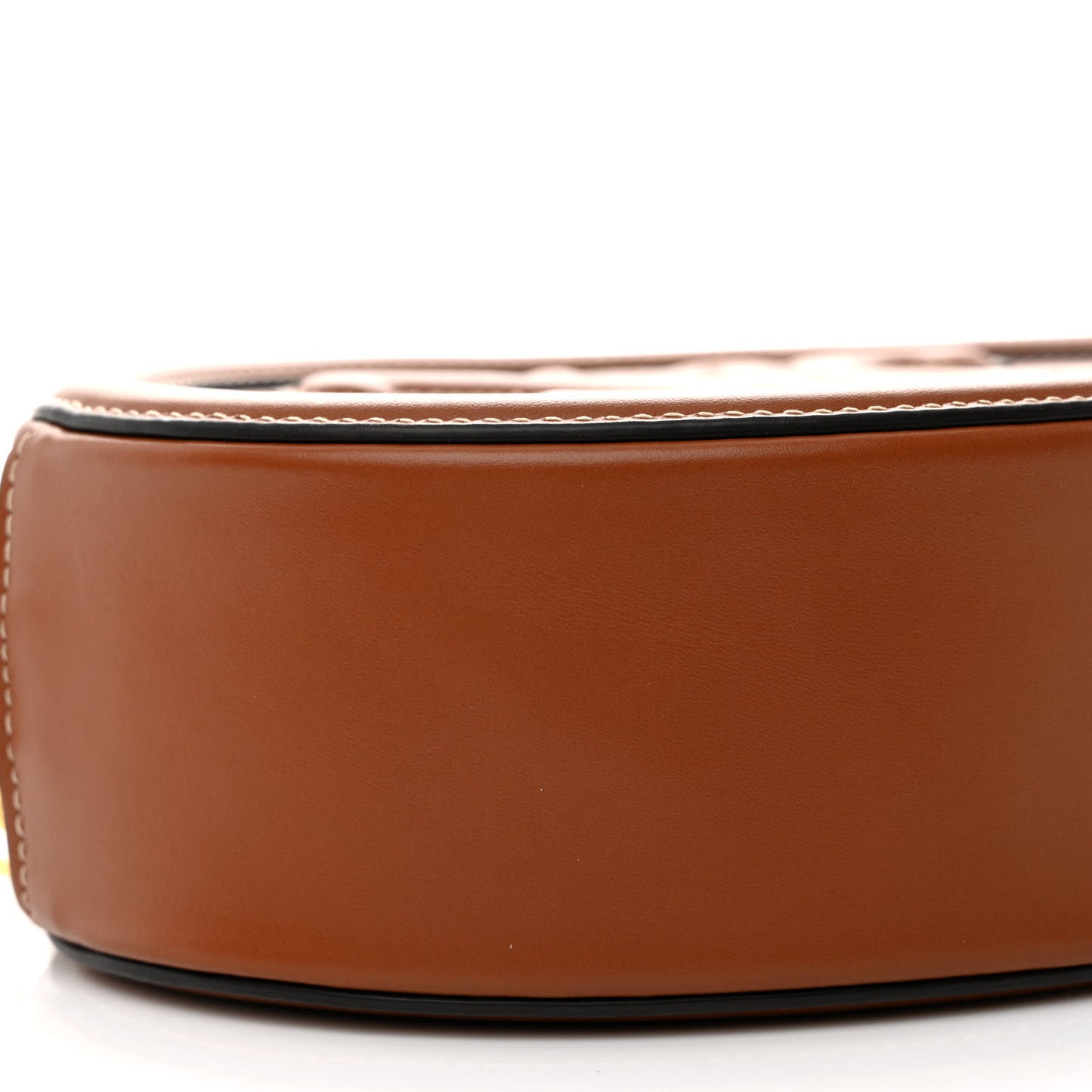 Smooth Calfskin Cuir Triomphe Oval Bag Tan