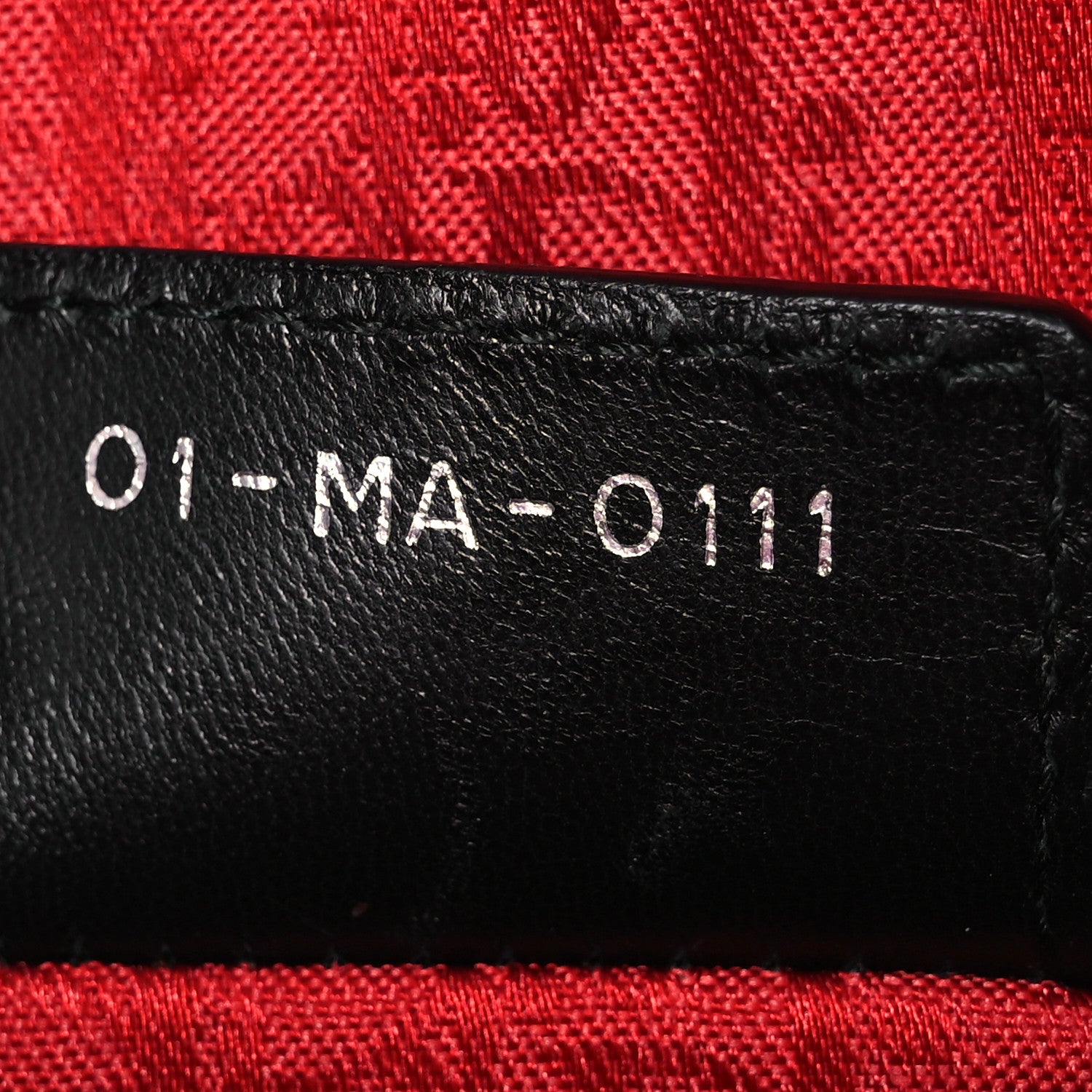 Christian Dior Lambskin Cannage Large Lady Dior Black 7 of 13