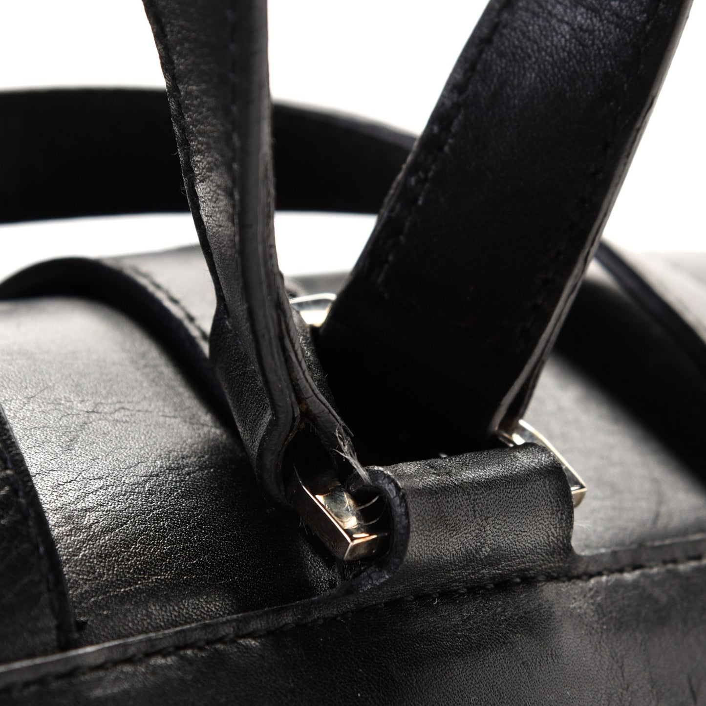 Nylon Monogram Backpack Black