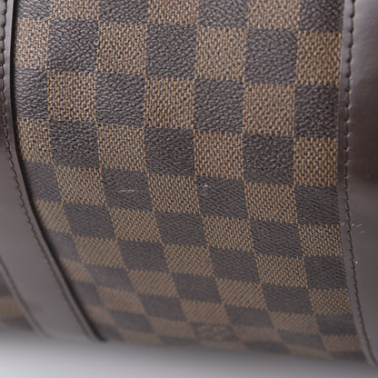 Louis Vuitton Damier Ebene Keepall Bandouliere 55 12 of 19