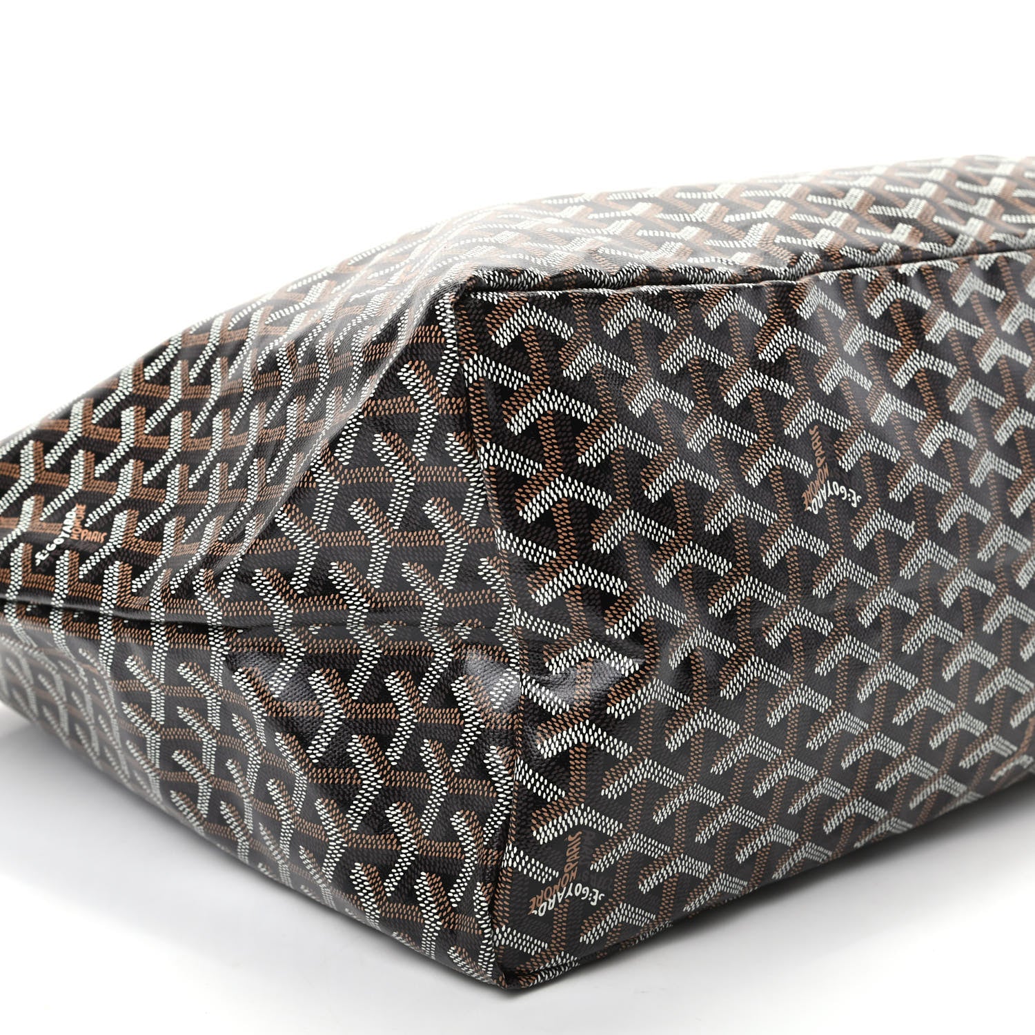 Goyard Goyardine Saint Louis GM Black Gold 7 of 8