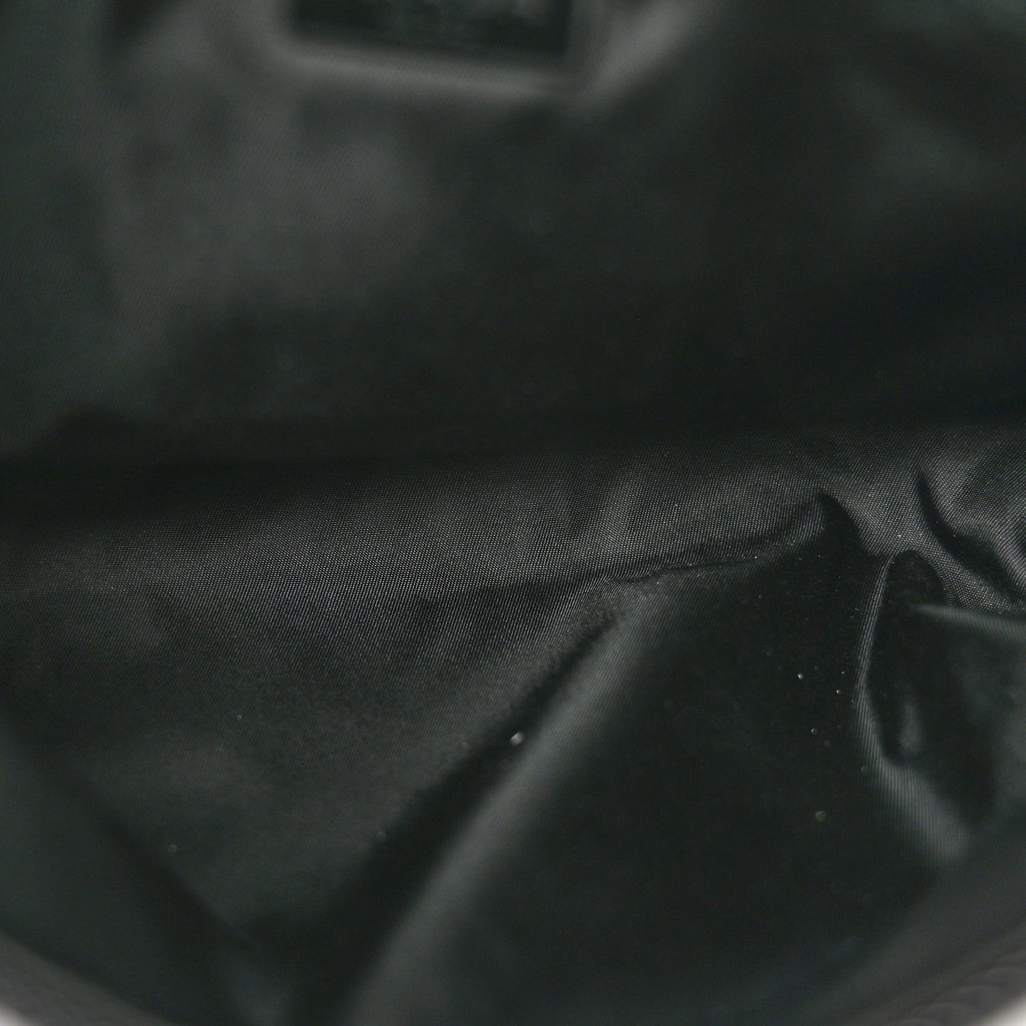 Nylon Tessuto Cosmetic Pouch Black