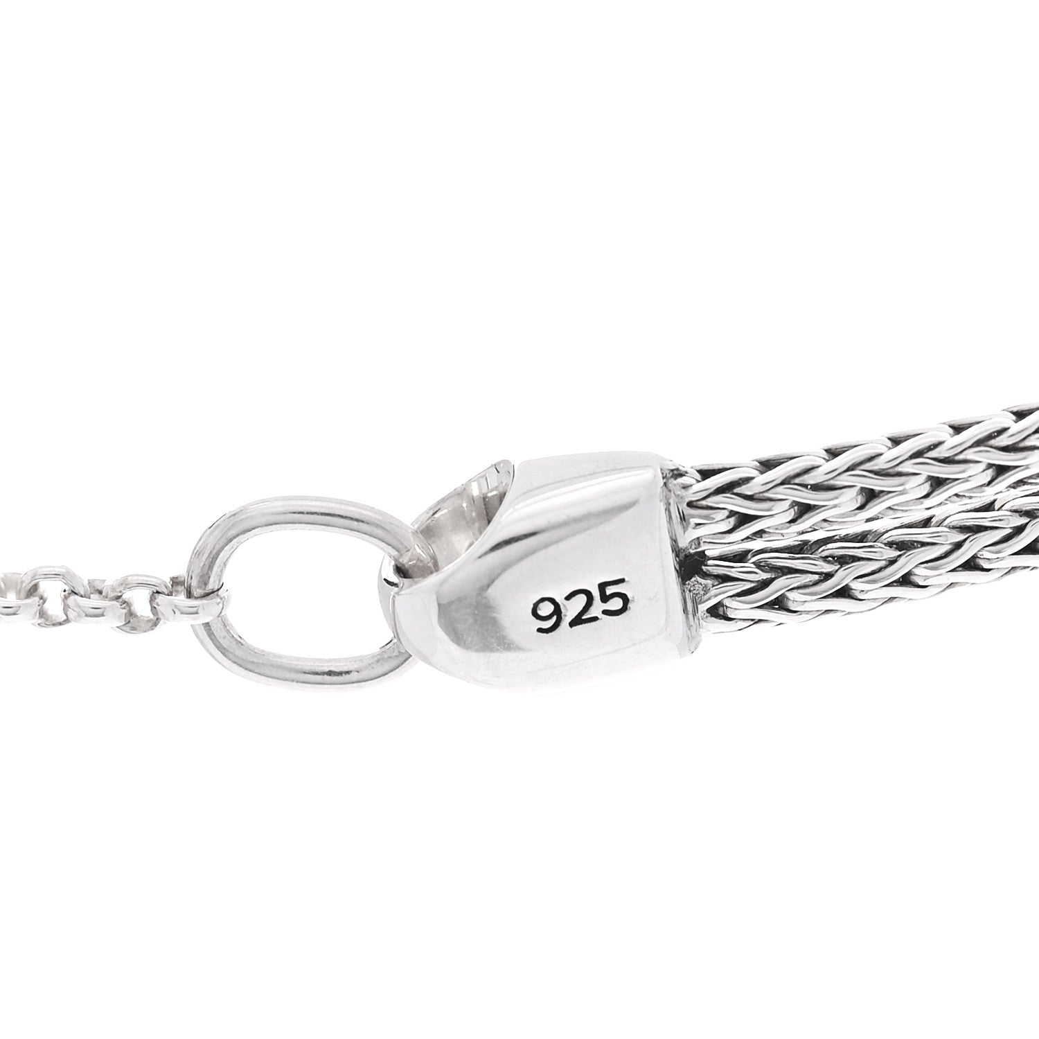 John Hardy Sterling Silver 3.6mm Love Knot Necklace 5 of 5