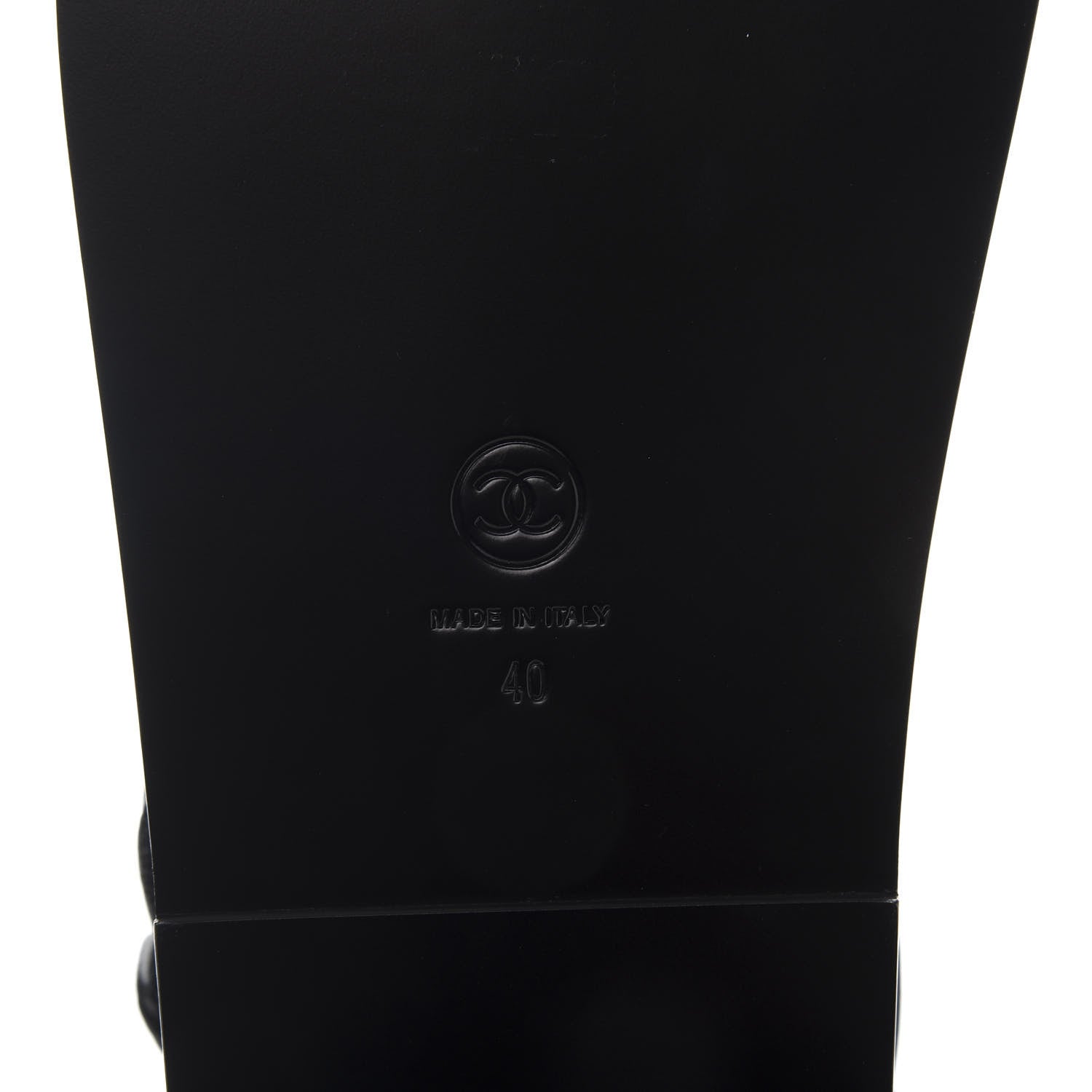 Chanel Grained Calfskin Velcro Dad Sandals 40 Black 7 of 9