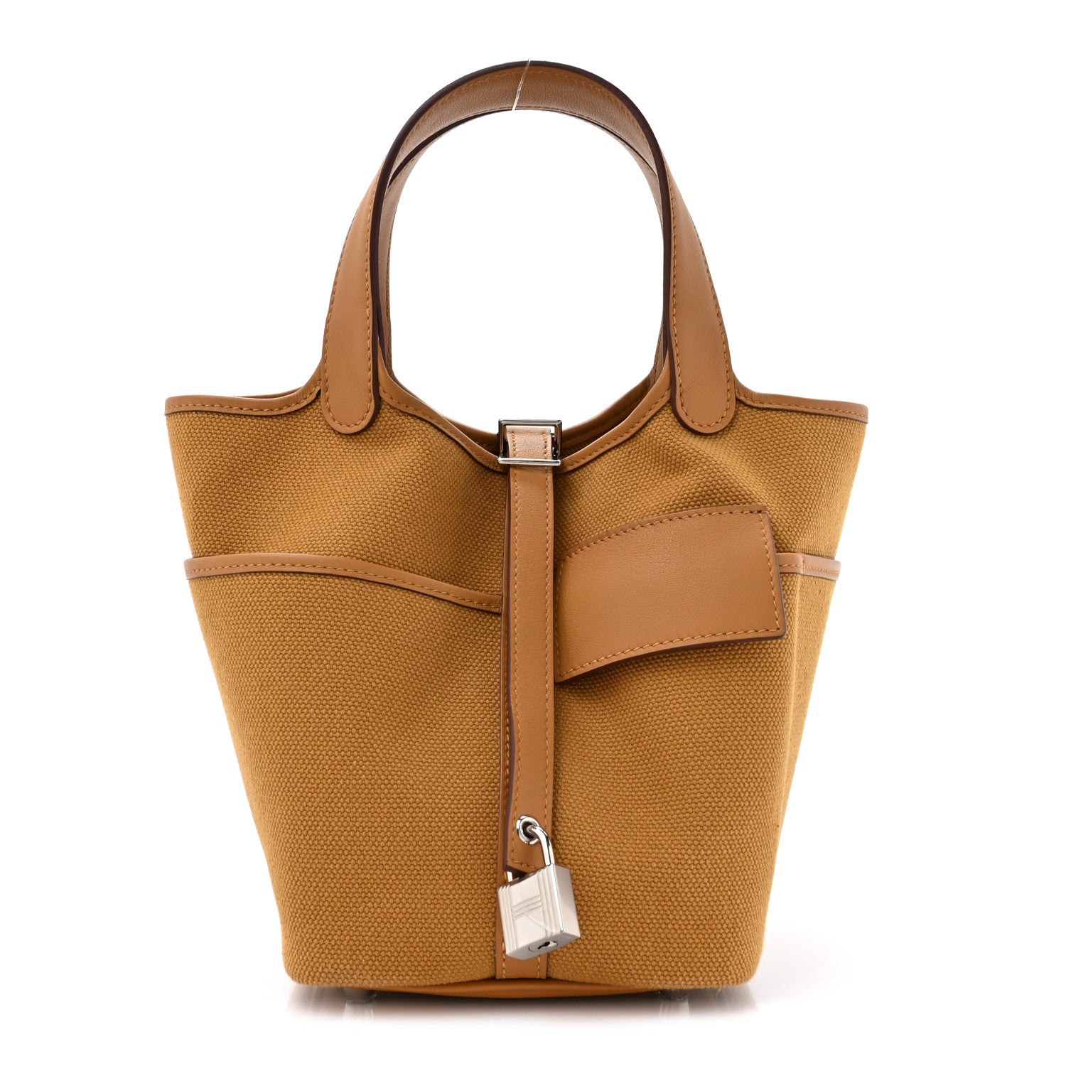 Hermes Toile Goeland Swift Cargo Picotin Lock 18 Sesame 1 of 11