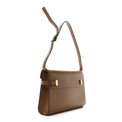 Saint Laurent Smooth Calfskin Small Manhattan Shoulder Bag Cognac 3 of 11