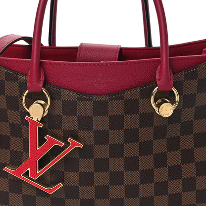Louis Vuitton Damier Ebene LV Riverside Lie De Vin 7 of 9