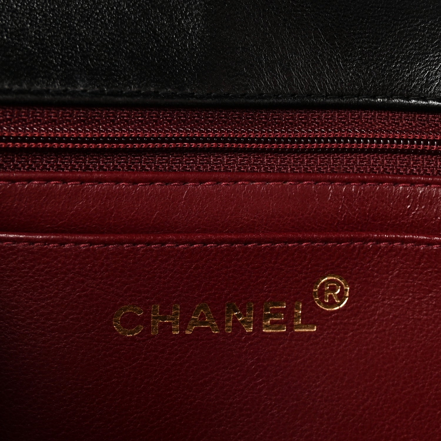 Chanel Lambskin Quilted Medium Rectangular Kelly Flap Bag Black 6 of 10