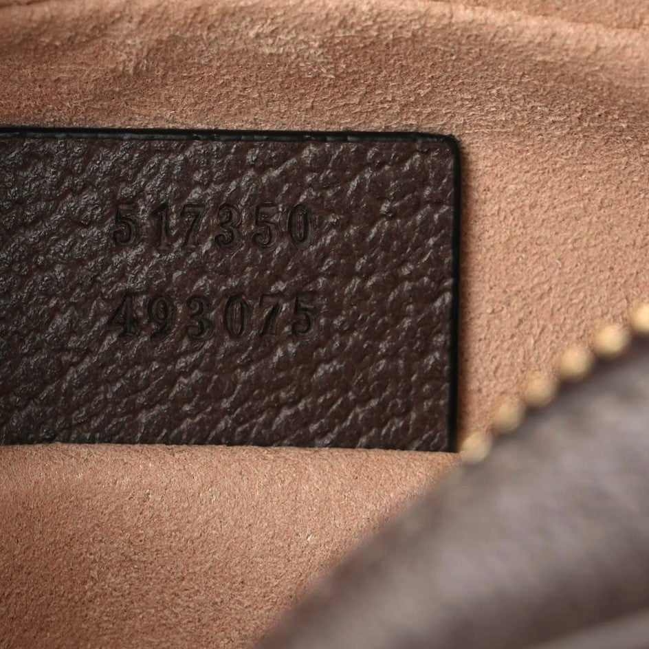Gucci GG Supreme Monogram Web Mini Ophidia Shoulder Bag Brown 8 of 9