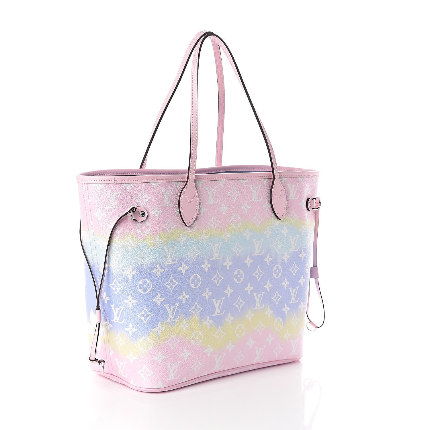 Louis Vuitton Monogram Escale Neverfull MM Pastel 3 of 10