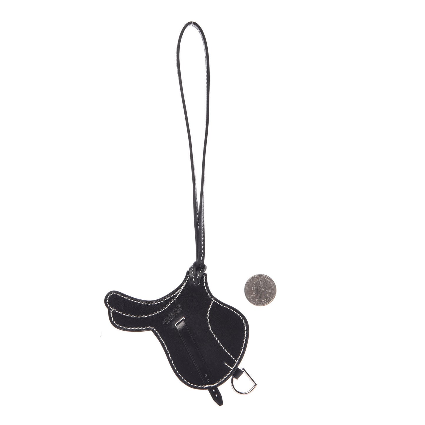 Box Paddock Selle Horse Saddle Bag Charm Black