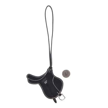 Hermes Box Paddock Selle Horse Saddle Bag Charm Black 2 of 4