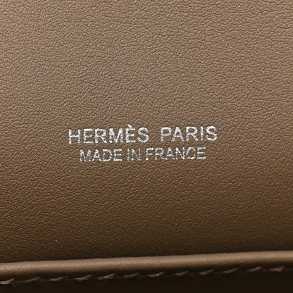 Hermes Veau Grizzly Mouton Shearling Swift Teddy Mini Kelly 20 Gris Caillou Ecru Etoupe 6 of 9