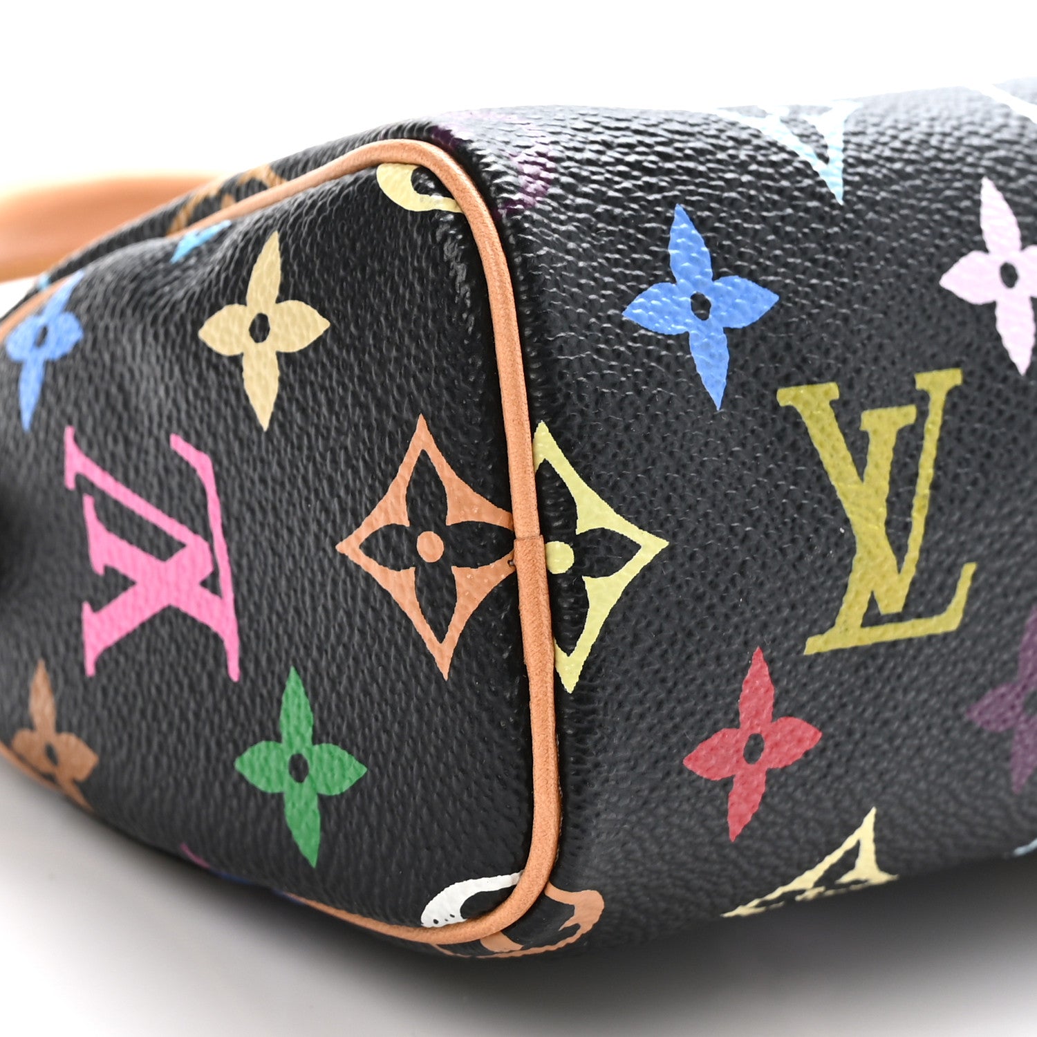 Louis Vuitton Monogram Multicolor Mini Sac HL Speedy Black 8 of 9