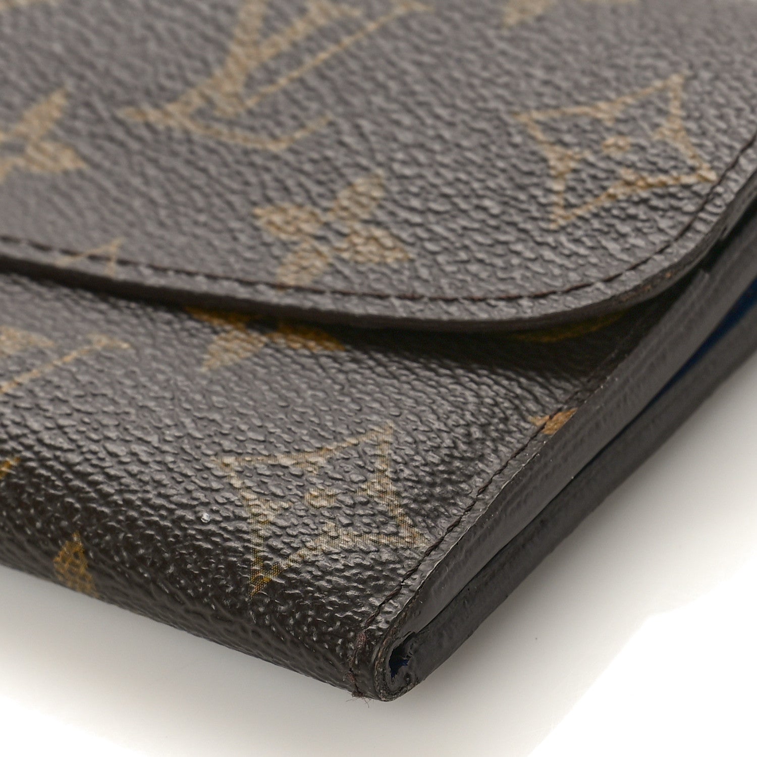 Louis Vuitton Monogram Emilie Wallet Blue 8 of 9