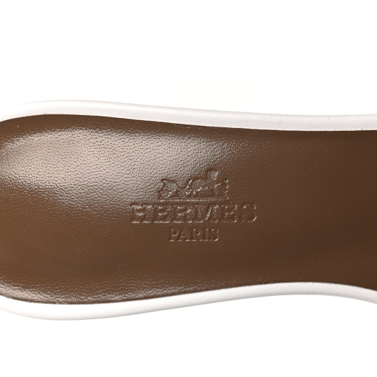 Calfskin Oasis Sandals 37.5 White