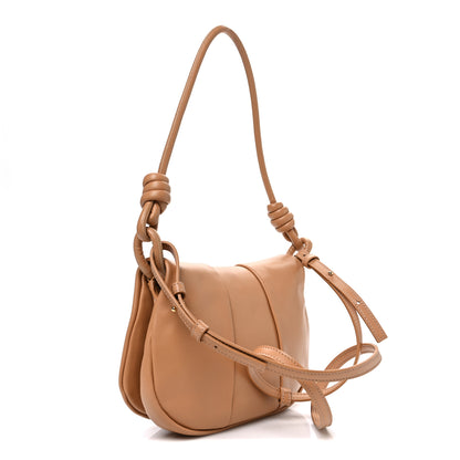 Loewe Shiny Nappa Calfskin Paseo Satchel Warm Desert 3 of 10