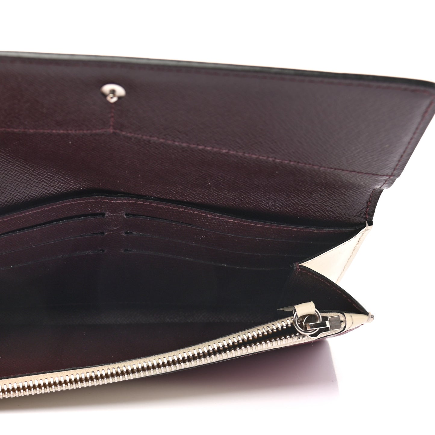 Electric Epi Flore Wallet Tri-Color Prune