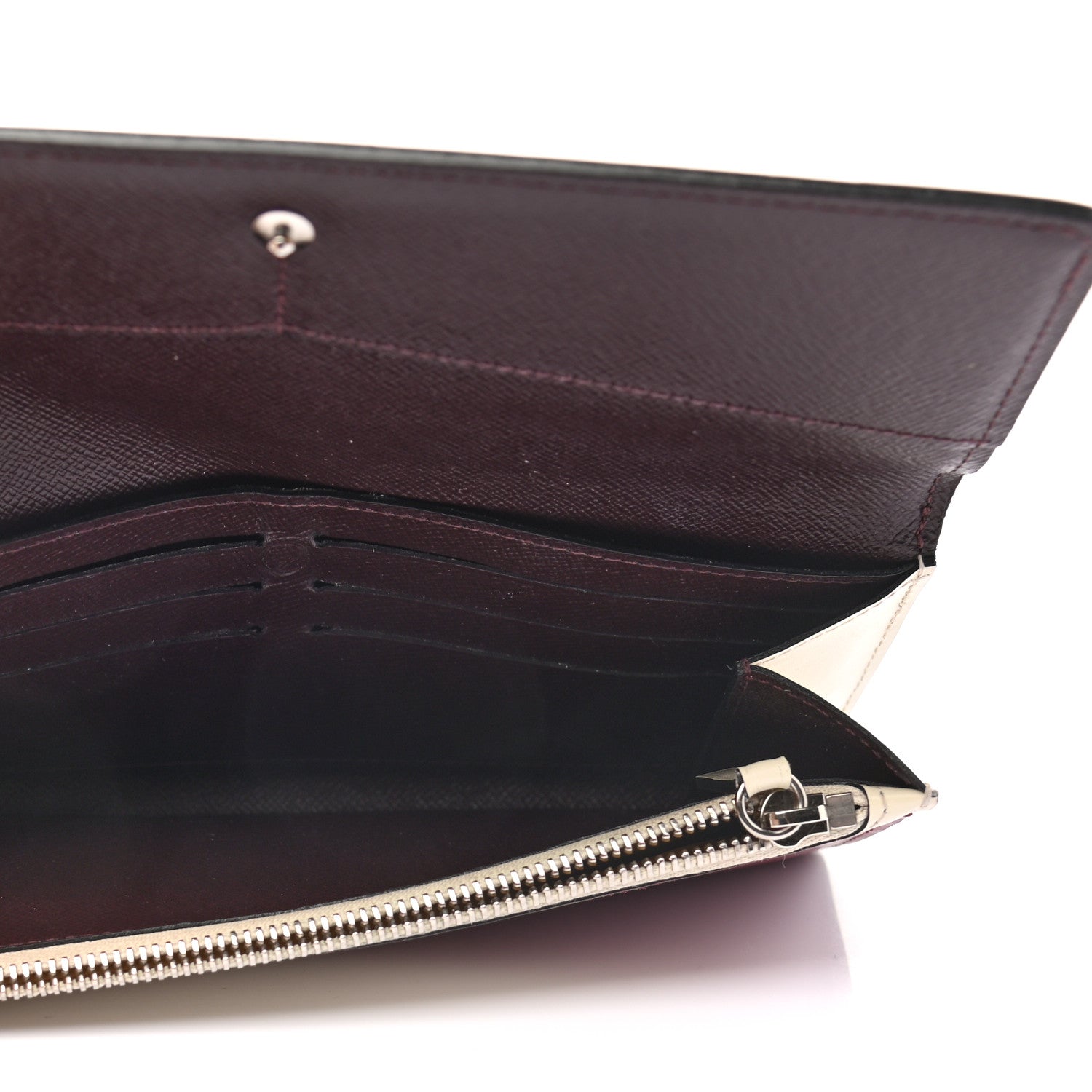 Louis Vuitton Electric Epi Flore Wallet Tri-Color Prune 5 of 7