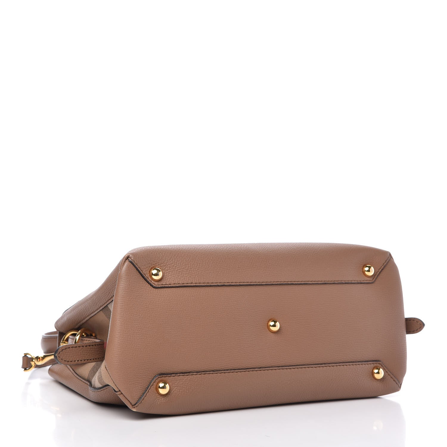 Burberry Derby Calfskin House Check Medium Camberley Dark Sand 4 of 9