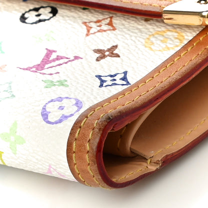 Louis Vuitton Monogram Multicolor Porte Tresor International Wallet White 9 of 10