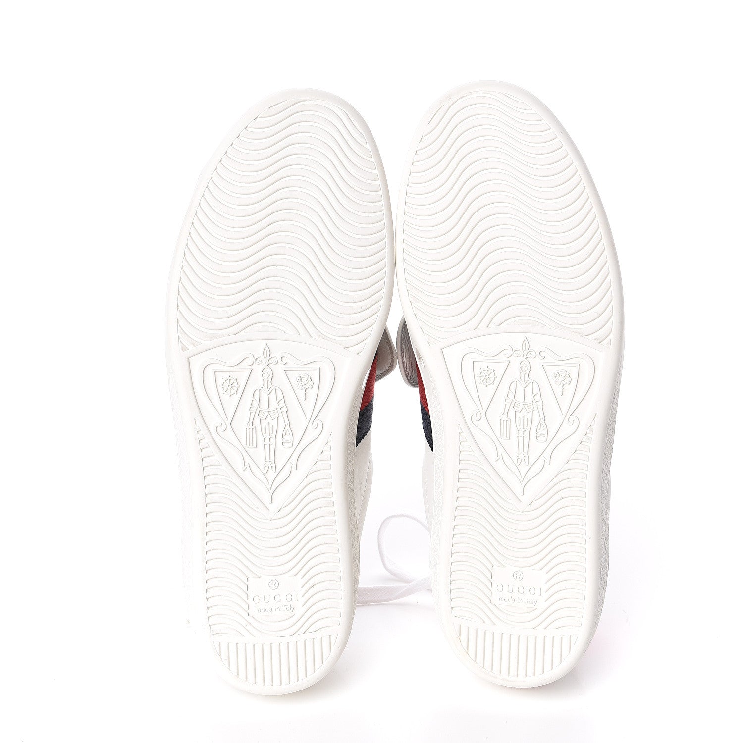 Gucci Calfskin Ayers Web Blind for Love Embroidered Mens Ace Sneakers 5.5 White 5 of 9