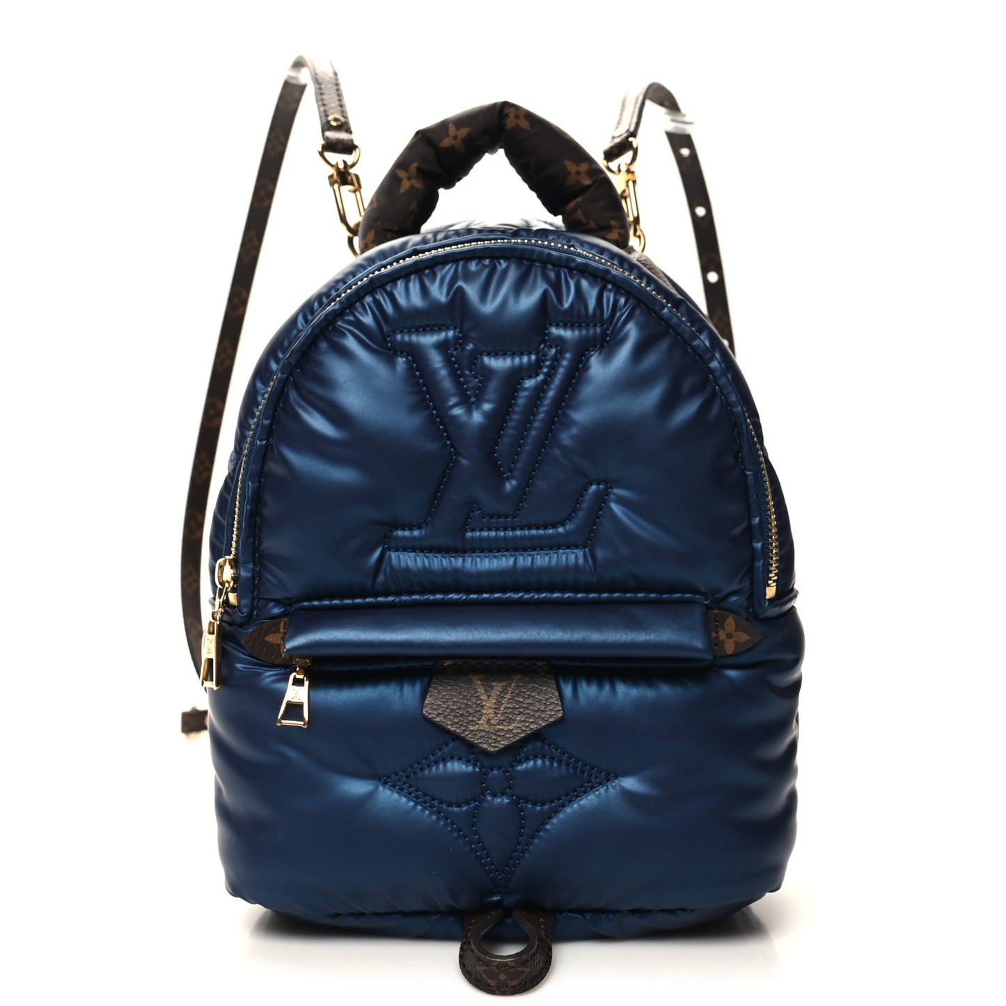 Econyl Mini Monogram Pillow Palm Springs Backpack Mini Navy