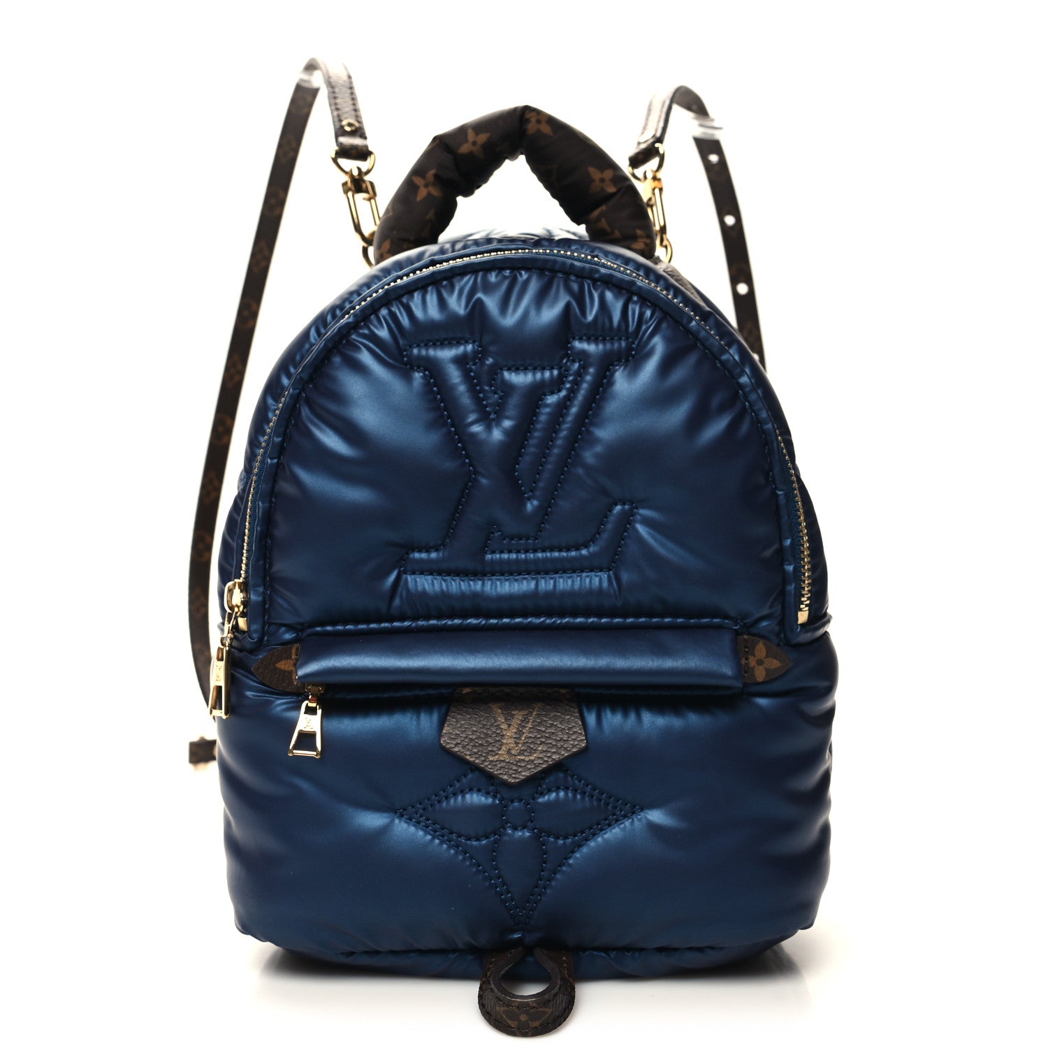 Louis Vuitton Econyl Mini Monogram Pillow Palm Springs Backpack Mini Navy 1 of 10