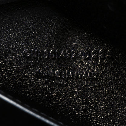 Saint Laurent Lambskin Chevron Quilted Small Loulou Black 8 of 13