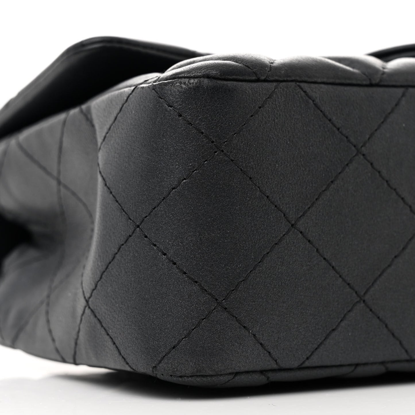 Lambskin Quilted Mini Rectangular Flap So Black