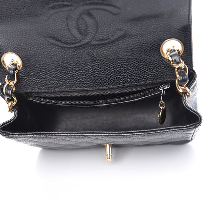 Chanel Caviar Quilted Mini Square Flap Black 7 of 15