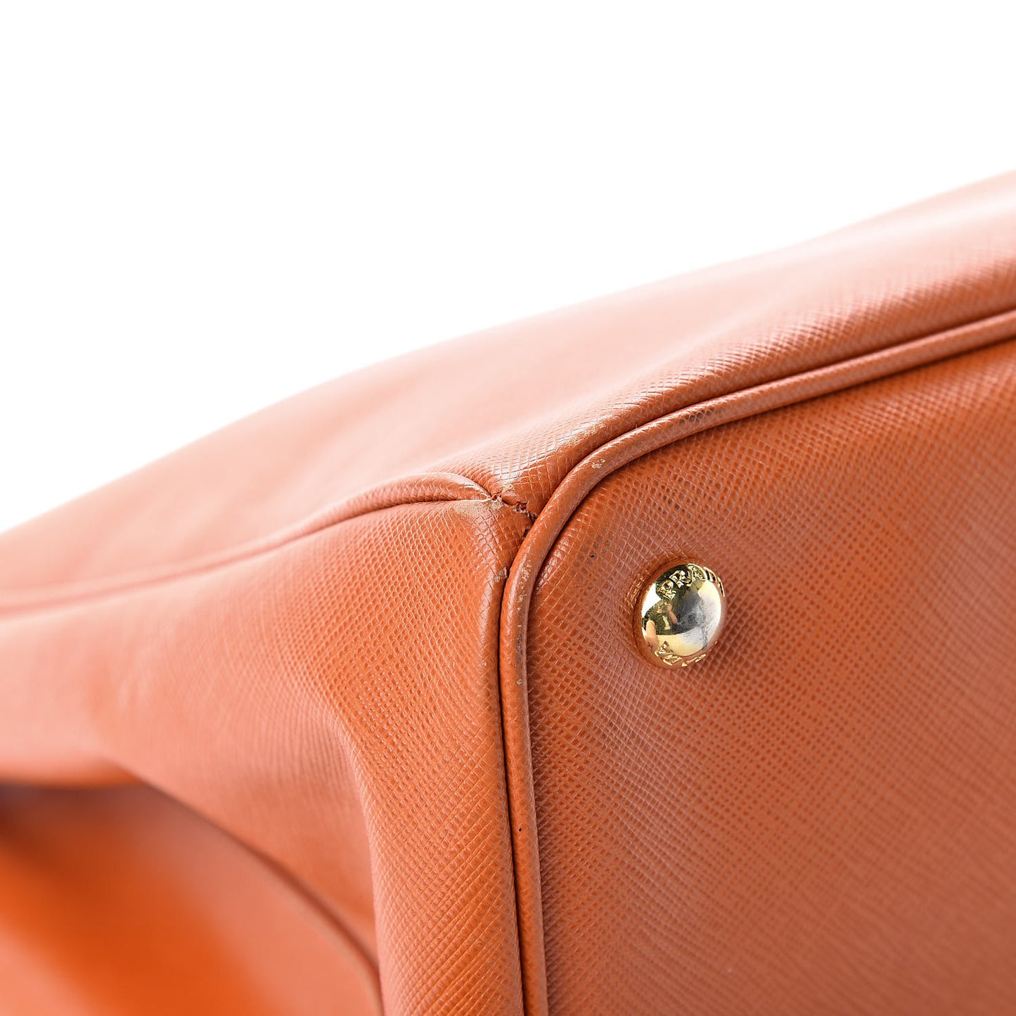Saffiano Lux Large Tote Papaya