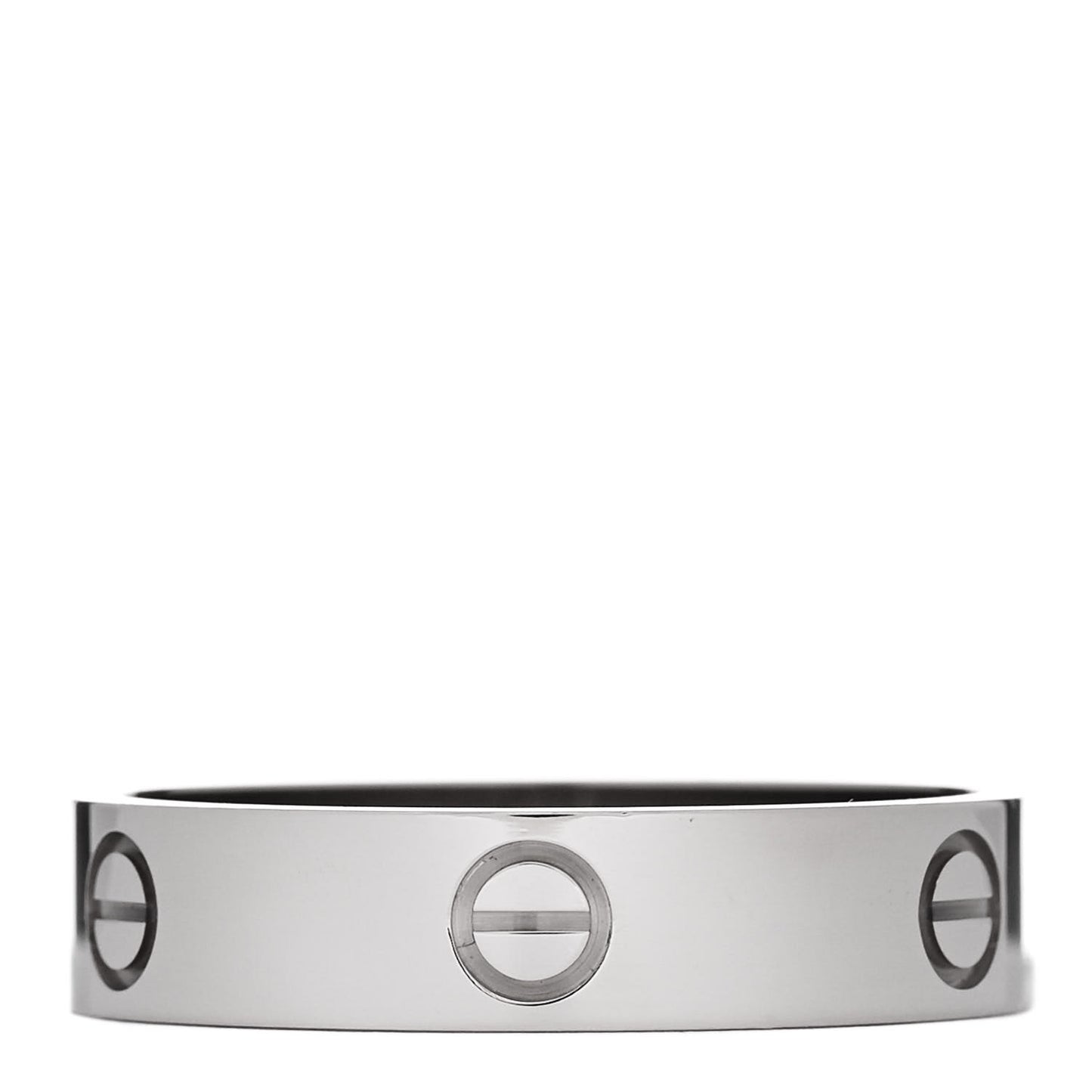 18K White Gold 5.5mm LOVE Ring 69 12.5