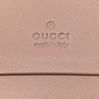Gucci Calfskin Matelasse GG Marmont Card Case Wallet Perfect Pink 6 of 9