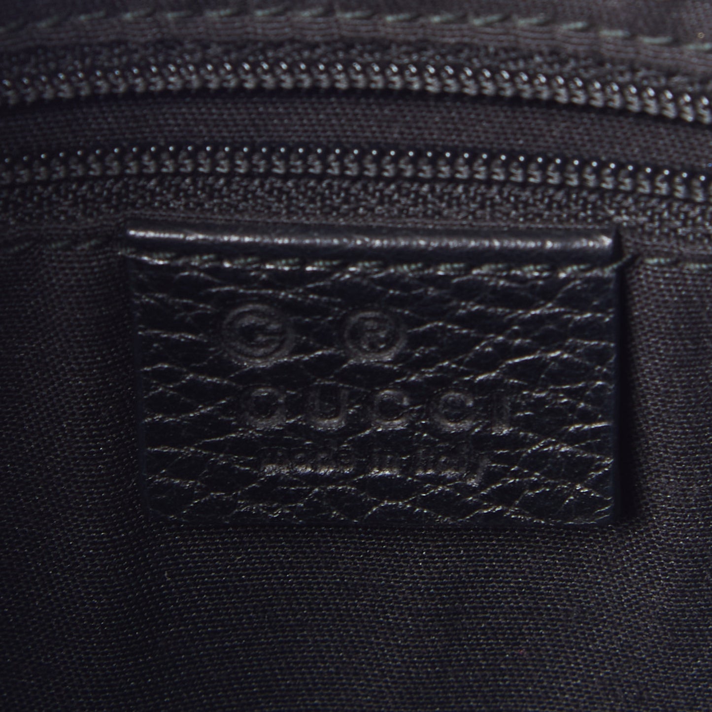 Dollar Calfskin GG Charm Hobo Black