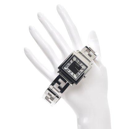 Fendi Stainless Steel Mother of Pearl 34mm Quadro Quartz Watch 2 of 6